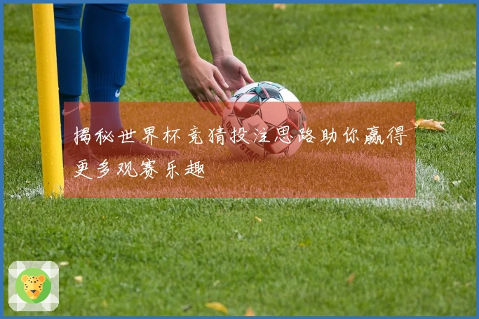 揭秘世界杯竞猜投注思路助你赢得更多观赛乐趣
